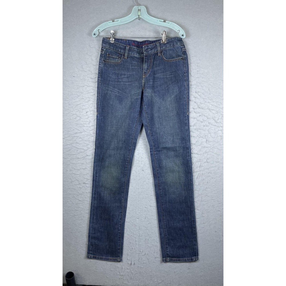 Levis 552 Jeans Womens 30x30 Blue Mid Rise Straight Leg Medium Wash Denim